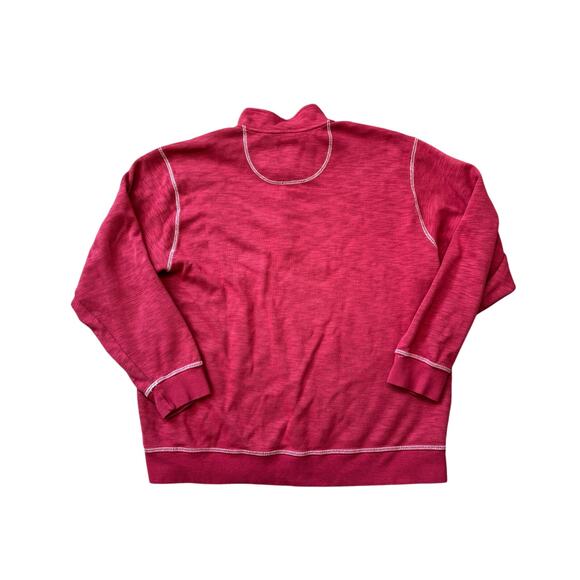 ORVIS  1/4 zip pullover size XL Red sweater/Sweatshirt, Pima Cotton Blend - Picture 1 of 10